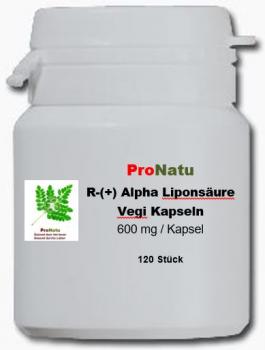 ProNatu R(+) -Alpha liponzuur capsules - 120 stuks a 600 mg